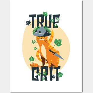 True Grit Cat Posters and Art